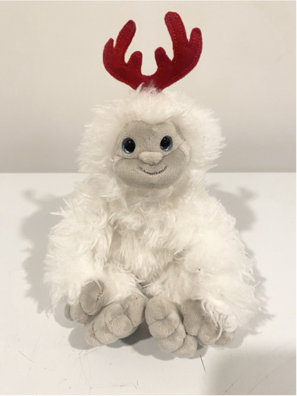 Douglas Ice Baby Yeti Plush #15095 Christmas Reindeer Antlers 2020 10” Rare